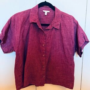 Eileen Fisher Organic Linen Top